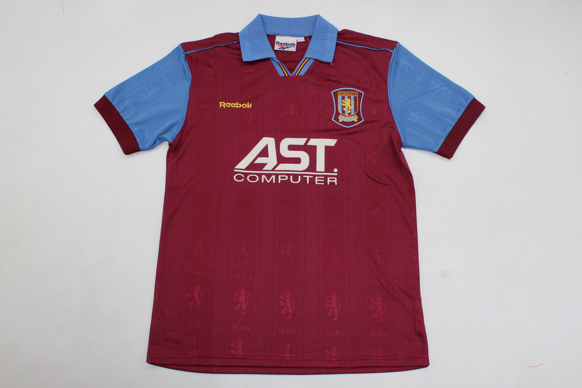 AAA Quality Aston Villa 95/96 Home Soccer Jersey